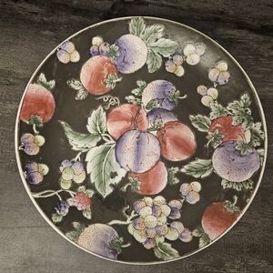 Fruit Motif Decorative Porcelain Plate
